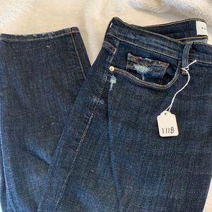 EUC FRAME DENIM CROP JEANS SIZE 28